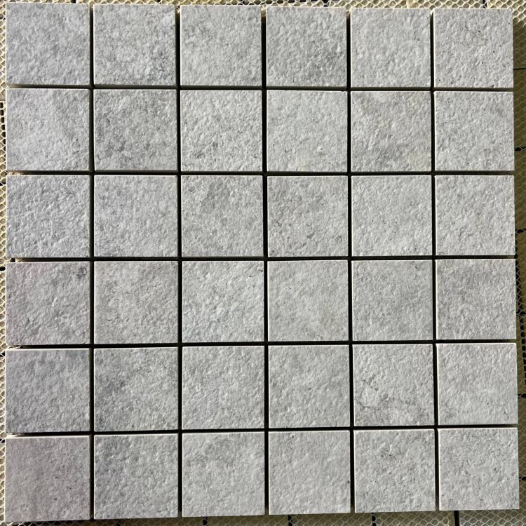 Beat White Square Mosaic 2 x 2 12 x 12